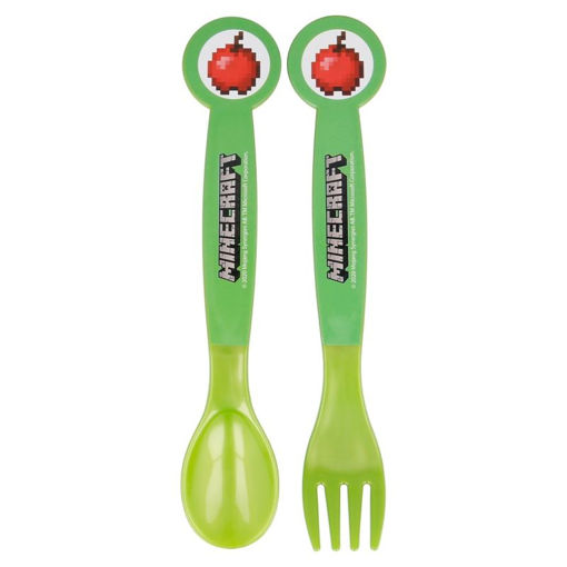 Picture of MINECRAFT CUTLERY SET 2PCS